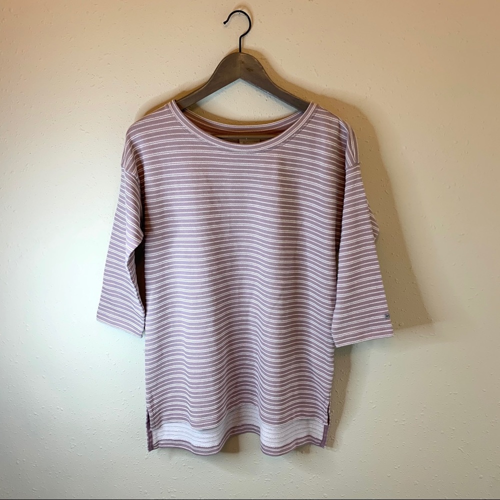 Columbia Scaley Fin Seas Striped Women’s Shirt Size Medium NWT